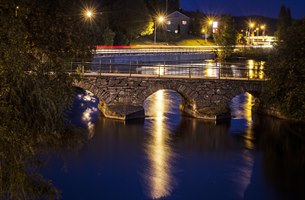 Dalslands canal by night