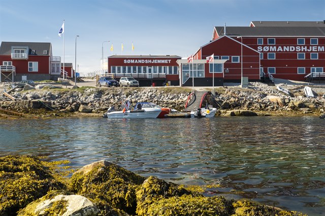 Hotel Søma Aasiaat översikt. Foto.