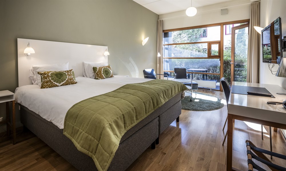 Executive Dubbelrum med bastu. Foto.