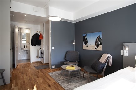 Studio C apartment the studio hotel Kista. Photo.