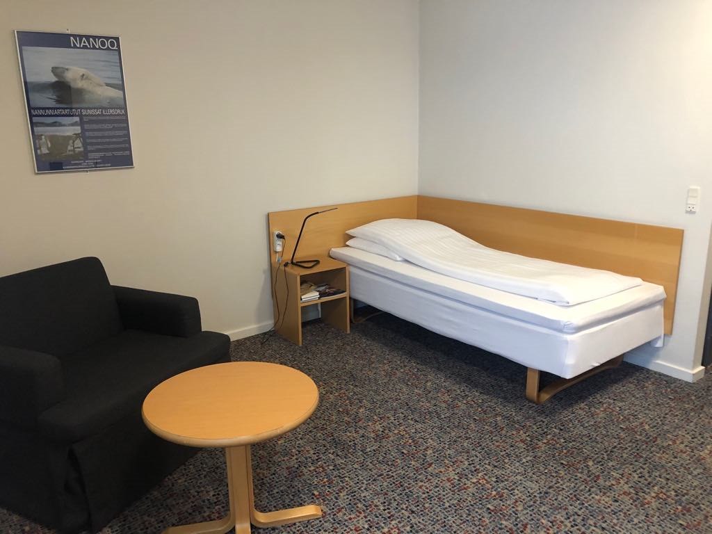 Single Room Plus Hotel Søma Nuuk. Photo.