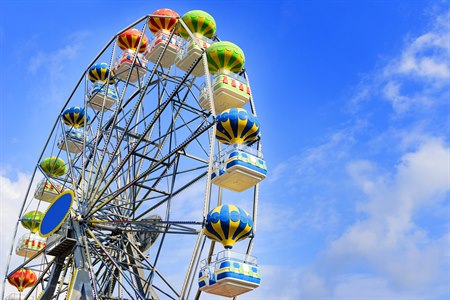 Ferris Wheel Tivoli. Photo.