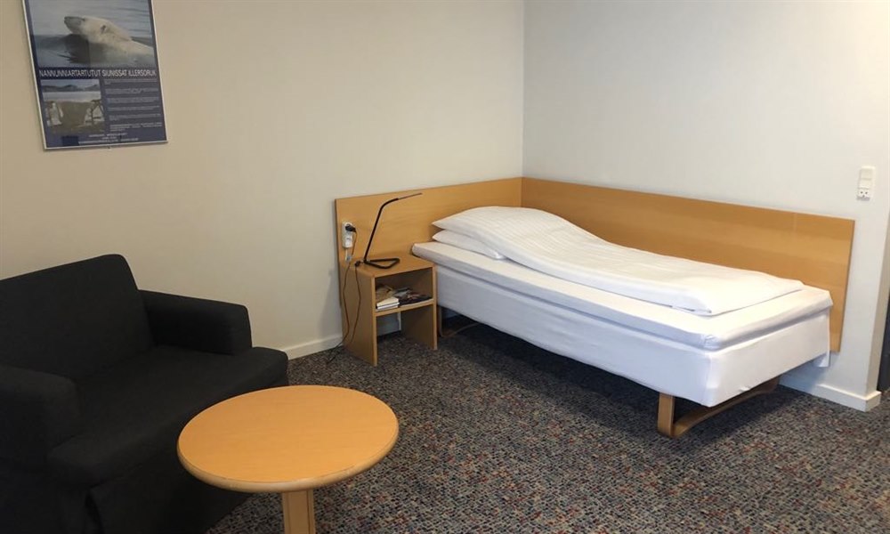 Single Room Plus Hotel Søma Nuuk. Photo.