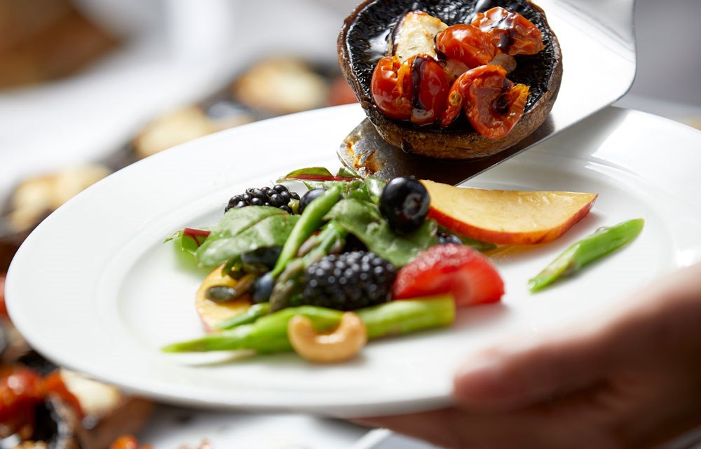 Utsökt mat Kysthotellet restaurang. Foto.