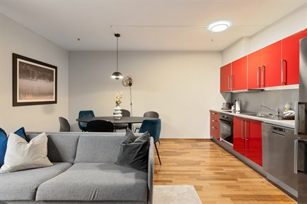Two-bedroom apartment.