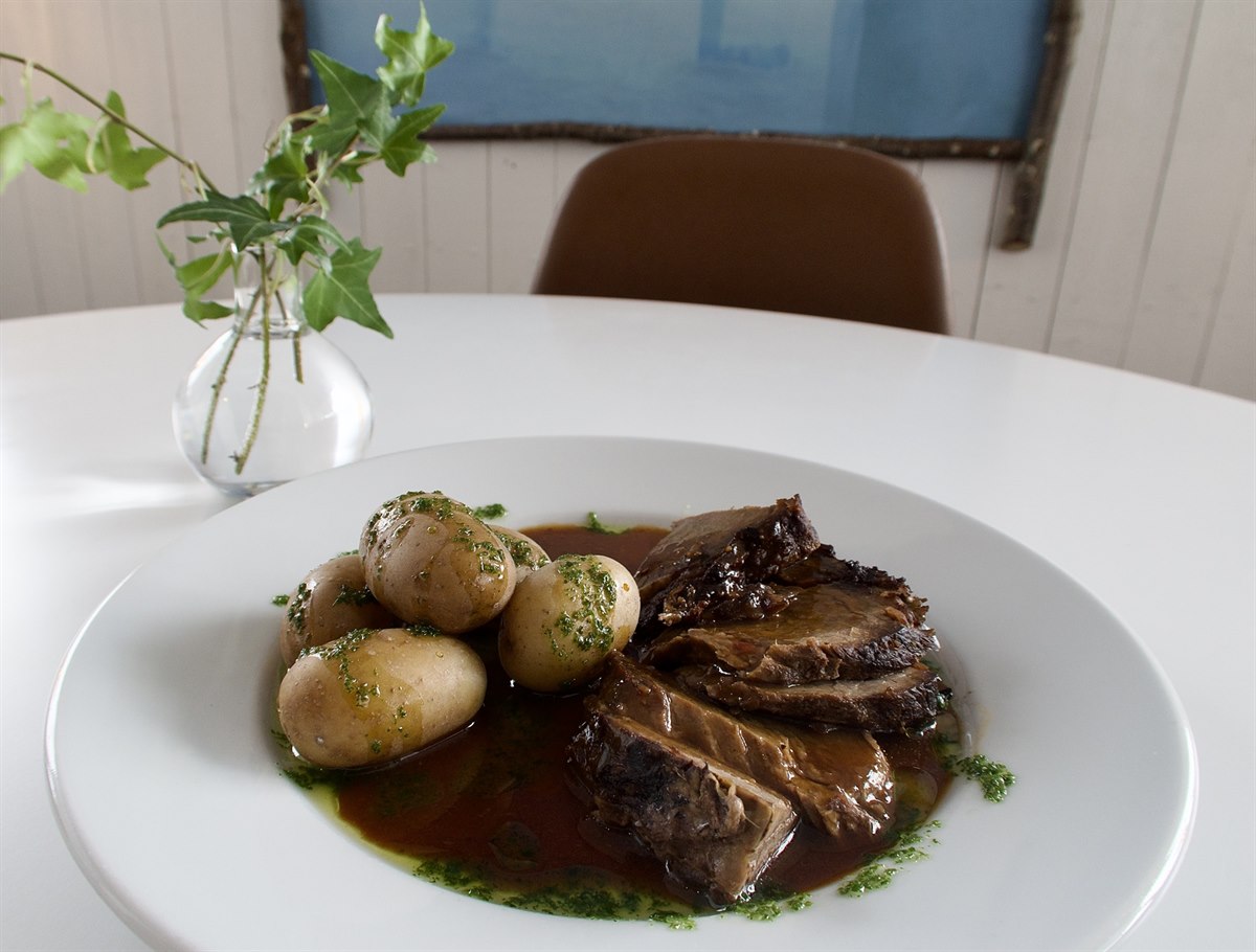 En matrett på en tallerken