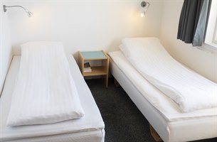 Dobbeltværelse Hotel Søma Nuuk. Bilde.