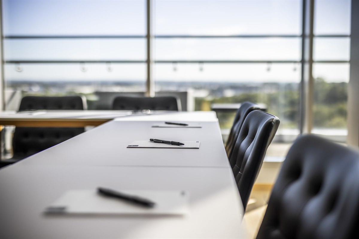 Nice meeting room at Planetstaden. Photo.