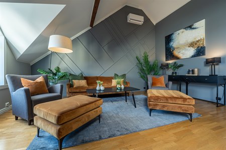 3-Bedroom Deluxe Apartment (bathtub, high ceiling).billede.