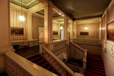 stairs to banquet hall