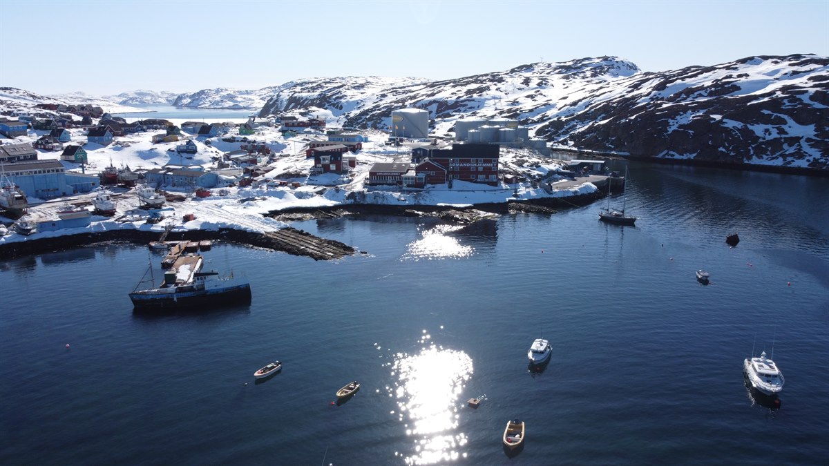 Utsikt Lägenhet Hotel Søma Aasiaat. Bild.
