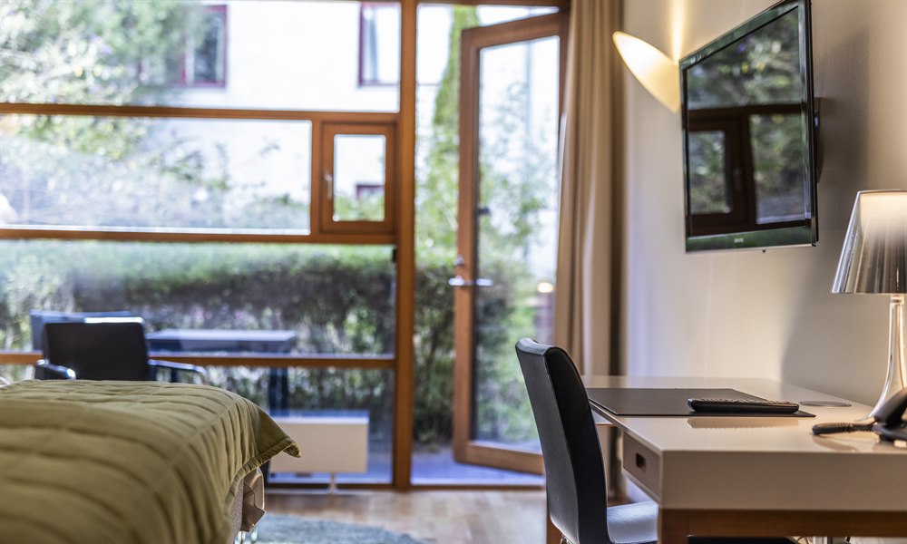 Executive Dubbelrum med bastu. Foto.