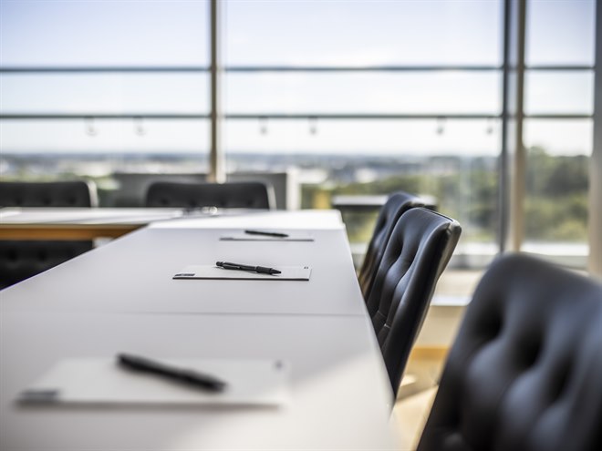 Trevligt mötesrum på Planetstaden.