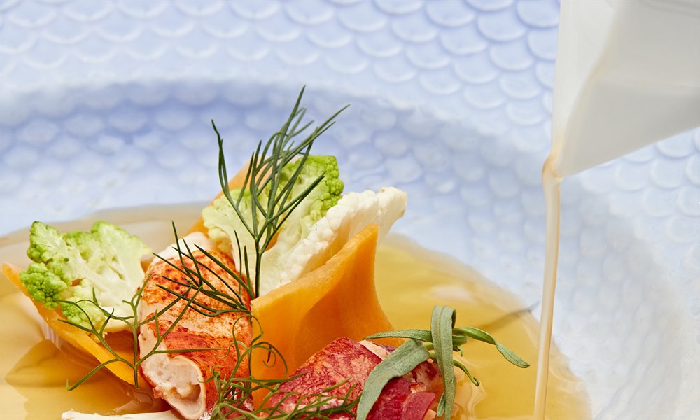 middag dansk svart hummer