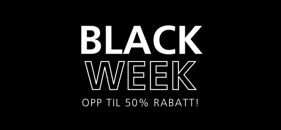 Black Week opp til 50 % rabatt! Grafikk.