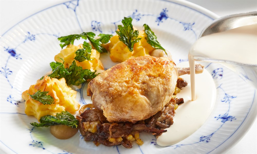 mad på en tallerken