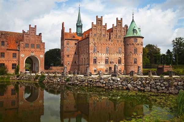 Egeskov slot udenfor Odense, Fyn