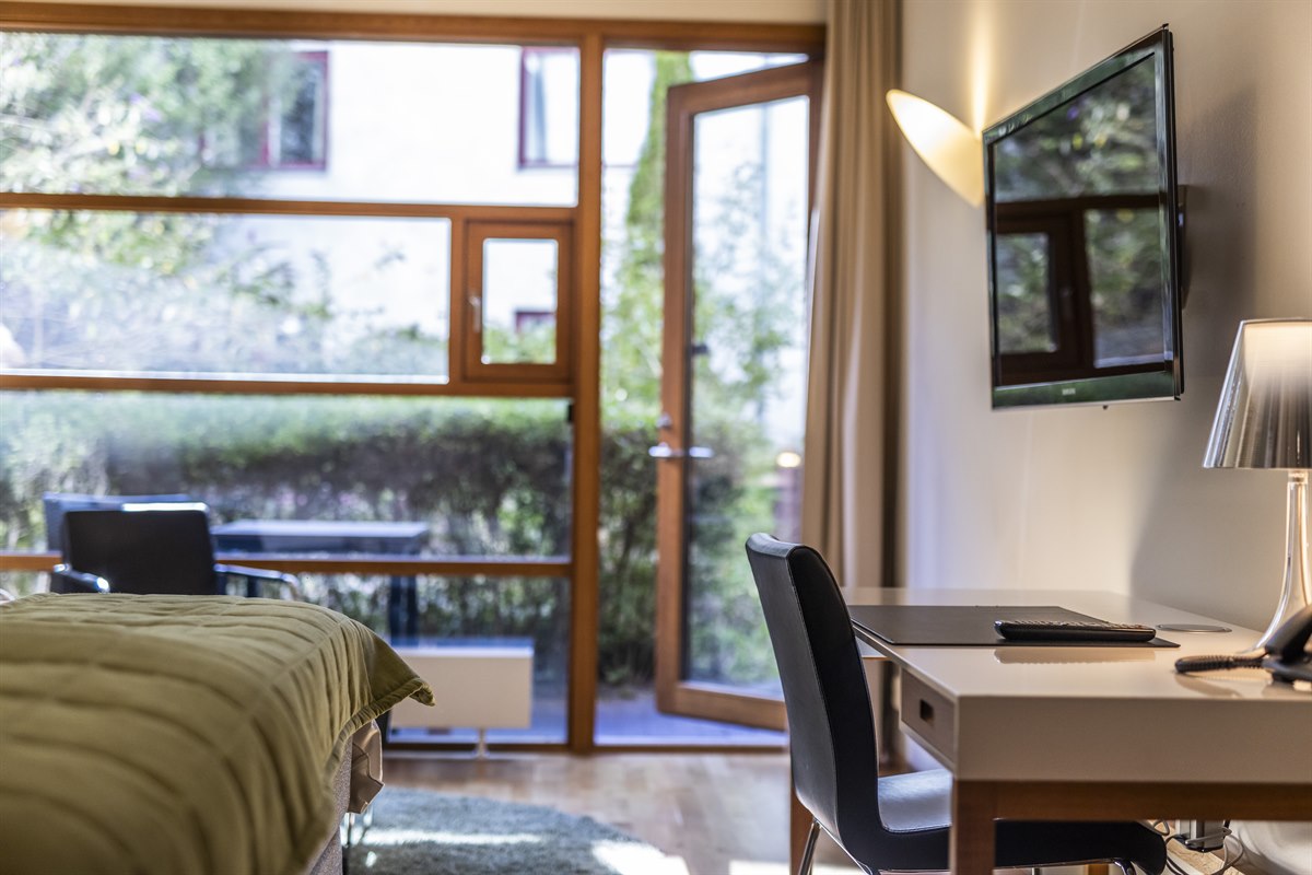 Executive Dubbelrum med bastu. Foto.