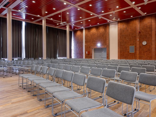 The Red Room conference hall. Image.