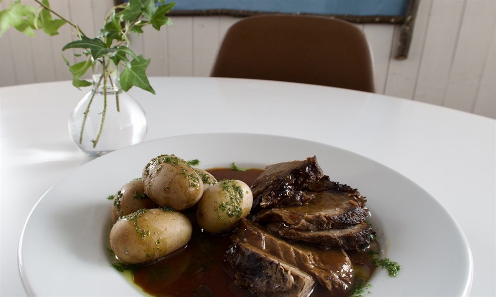 En matrett på en tallerken