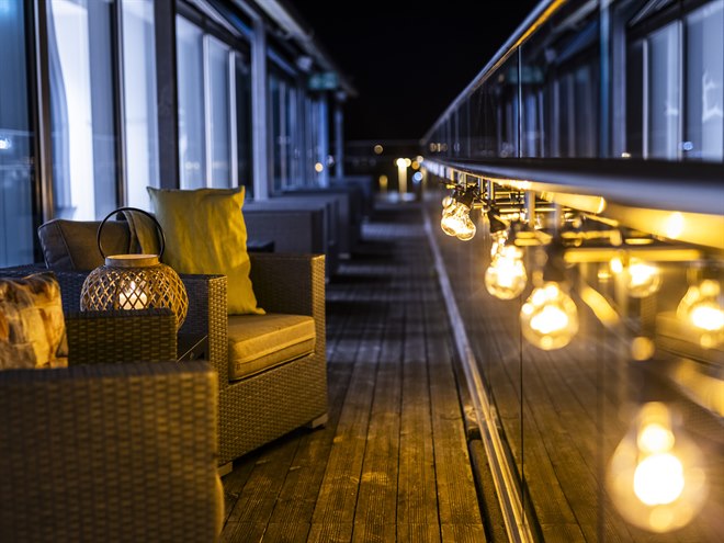 Bar cafeteria and spa. Photo.