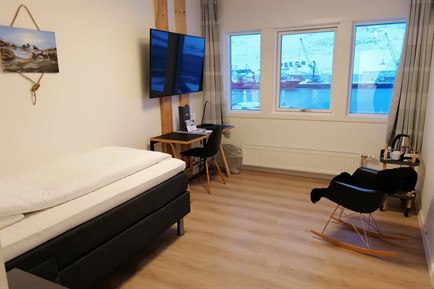 Superior Single Room Hotel Søma Nuuk. Photo.
