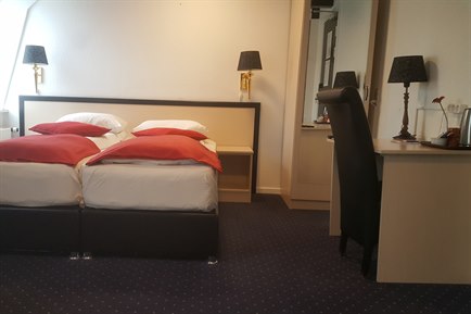 Economy double room Prinsen hotel. Photo.