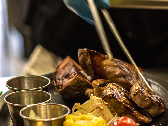 Mad og drikke. Billede.