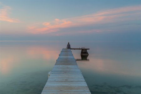 jetty in the water