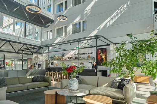 Resepsjonsområde og lobby