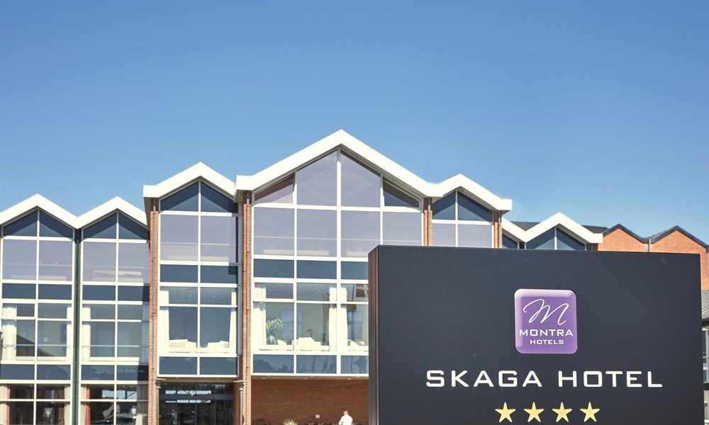 Hotel facade. Image.