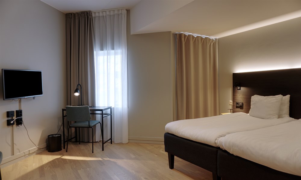 Hotelværelse. Bilde.