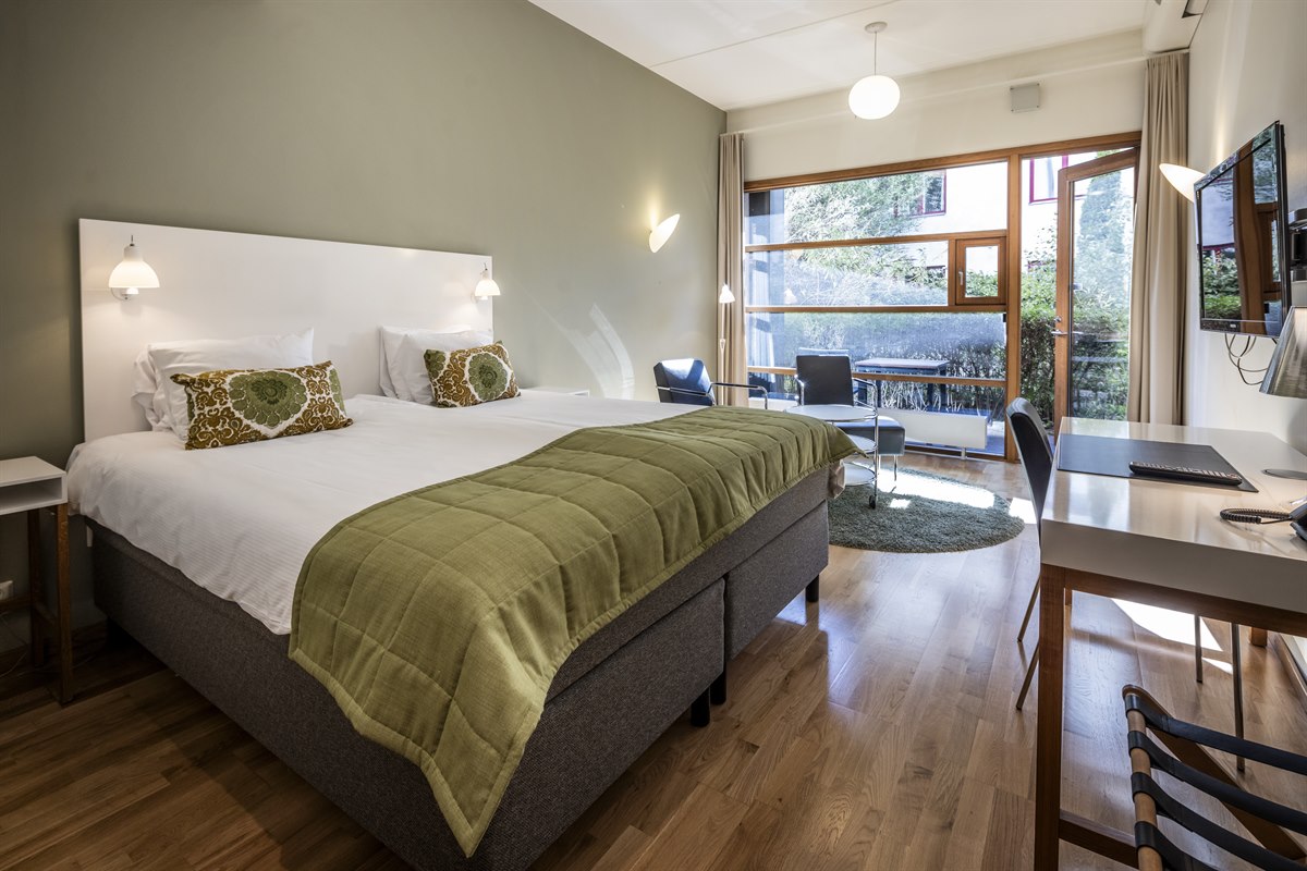 Executive Dubbelrum med bastu. Foto.