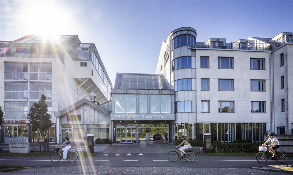 First Hotel Planetstaden översikt. Foto.