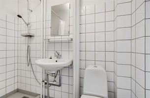 Badeværelse Tre værelses lejlighed Christianshavn. Bilde.