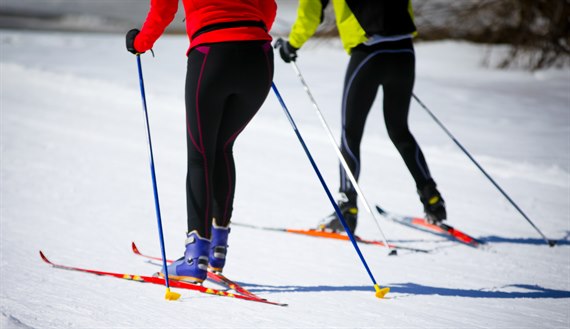 skiing