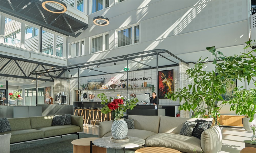 Receptionsområde och lobby