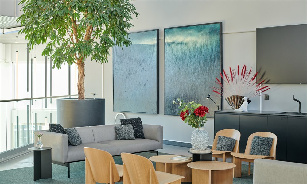 Receptionsområde och lobby