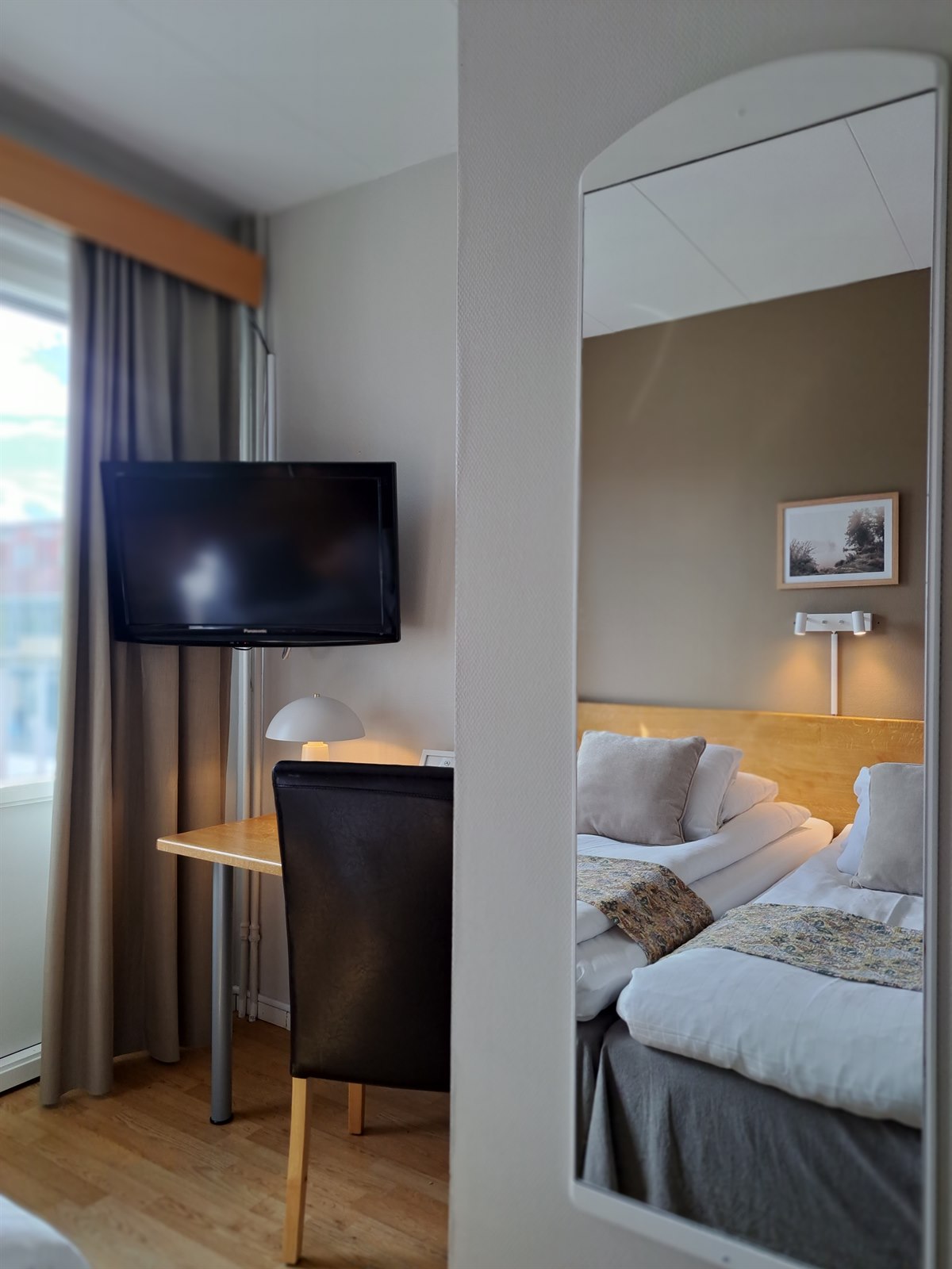 Dubbelrum Economy. Foto.