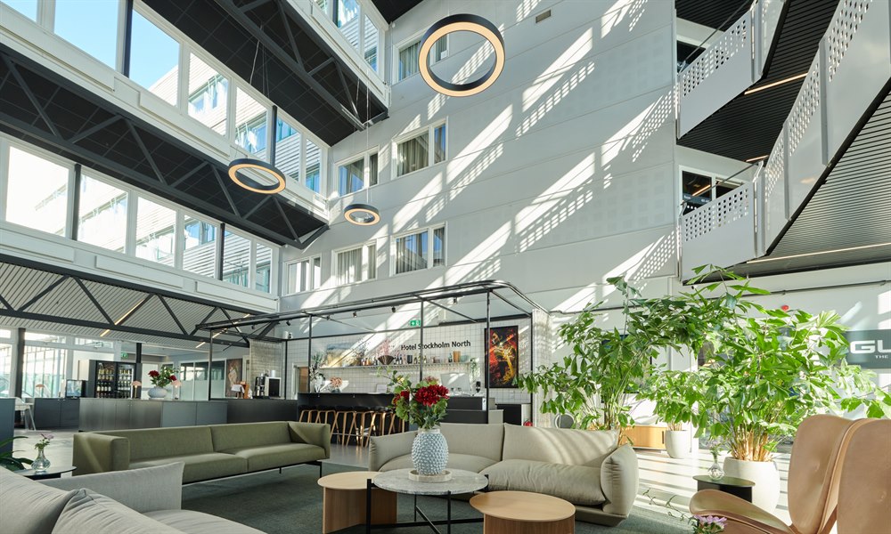 Receptionsområde och lobby