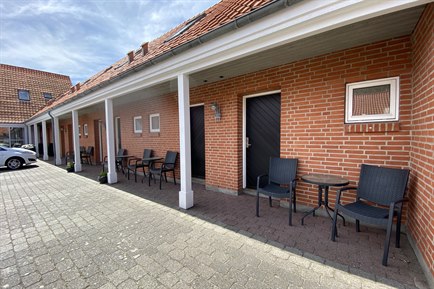 The image of the veranda outdoor Deluxe Double Room. Photo.