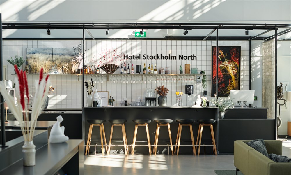 Receptionsområde och lobby
