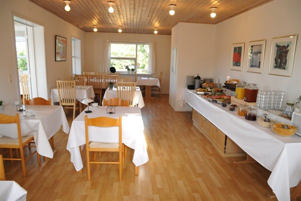 Frokostsalen Skagen Motel. Bilde.