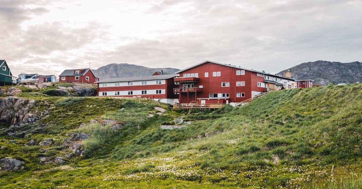 Hotel Søma Sisimiut översikt. Foto.