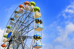 Ferris Wheel Tivoli. Photo.