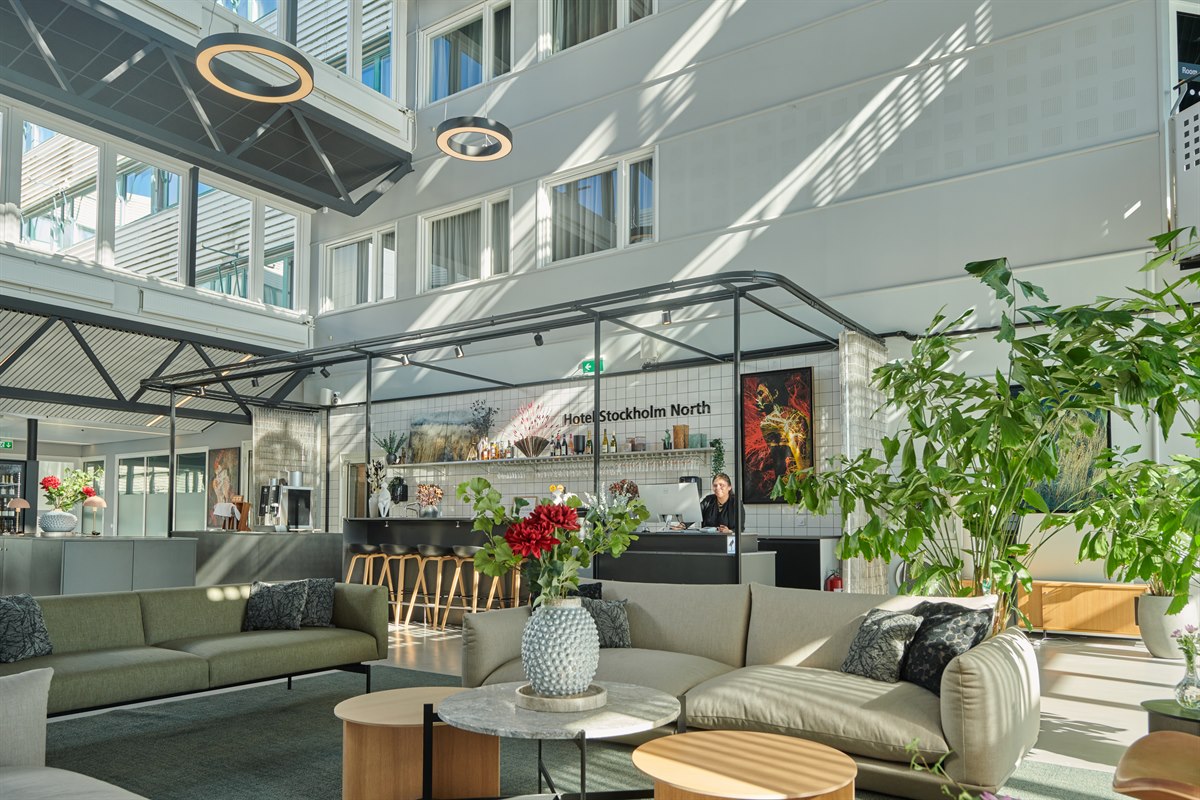 Receptionsområde och lobby