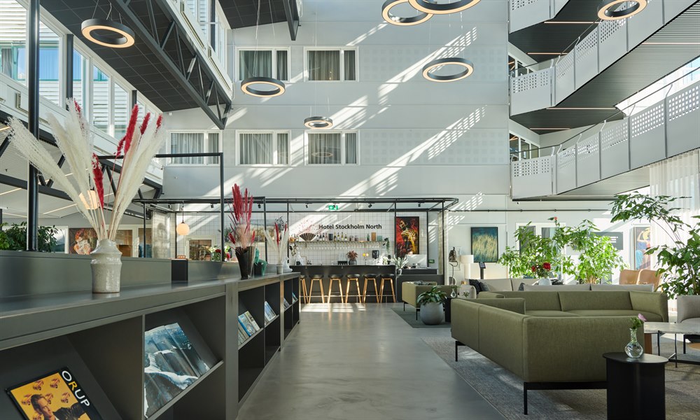 Receptionsområde och lobby