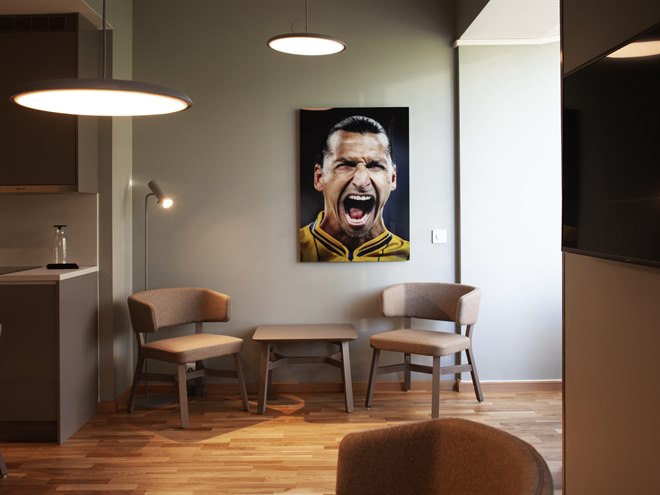 Konferanserom studiohotellet Kista. Bilde.