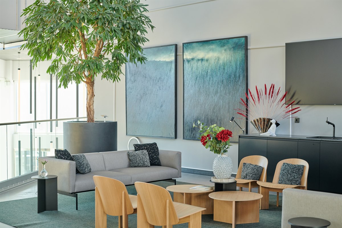 Receptionsområde och lobby