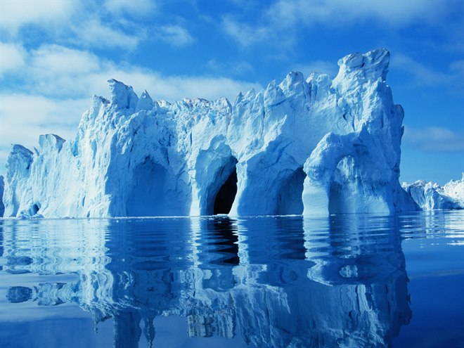 A spectacular iceberg in Disko Bay, Greenland.